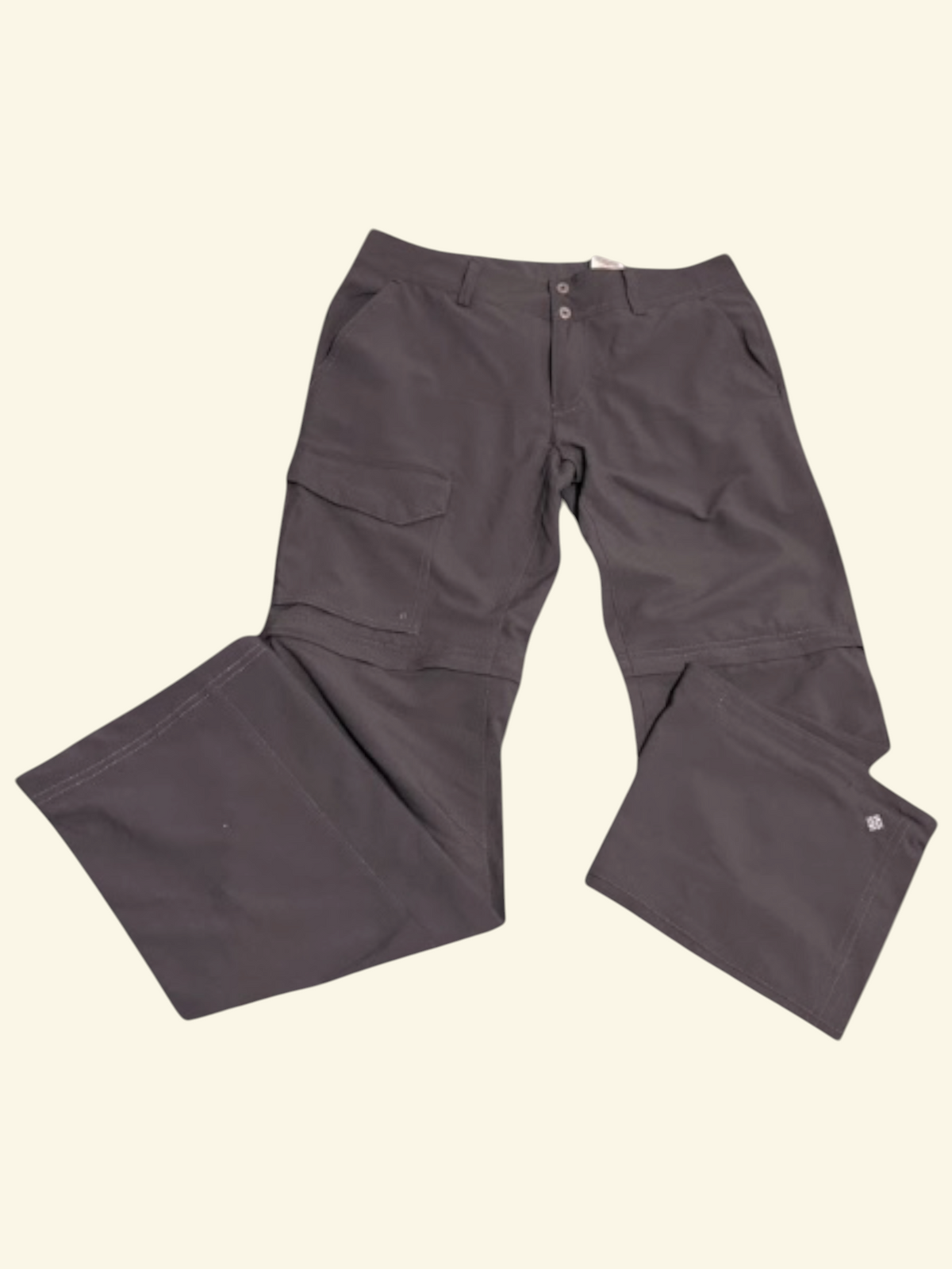 Pantalón convertible de senderismo Mi tienda Columbia Silver Ridge gris oscuro de tela ripstop con protección solar