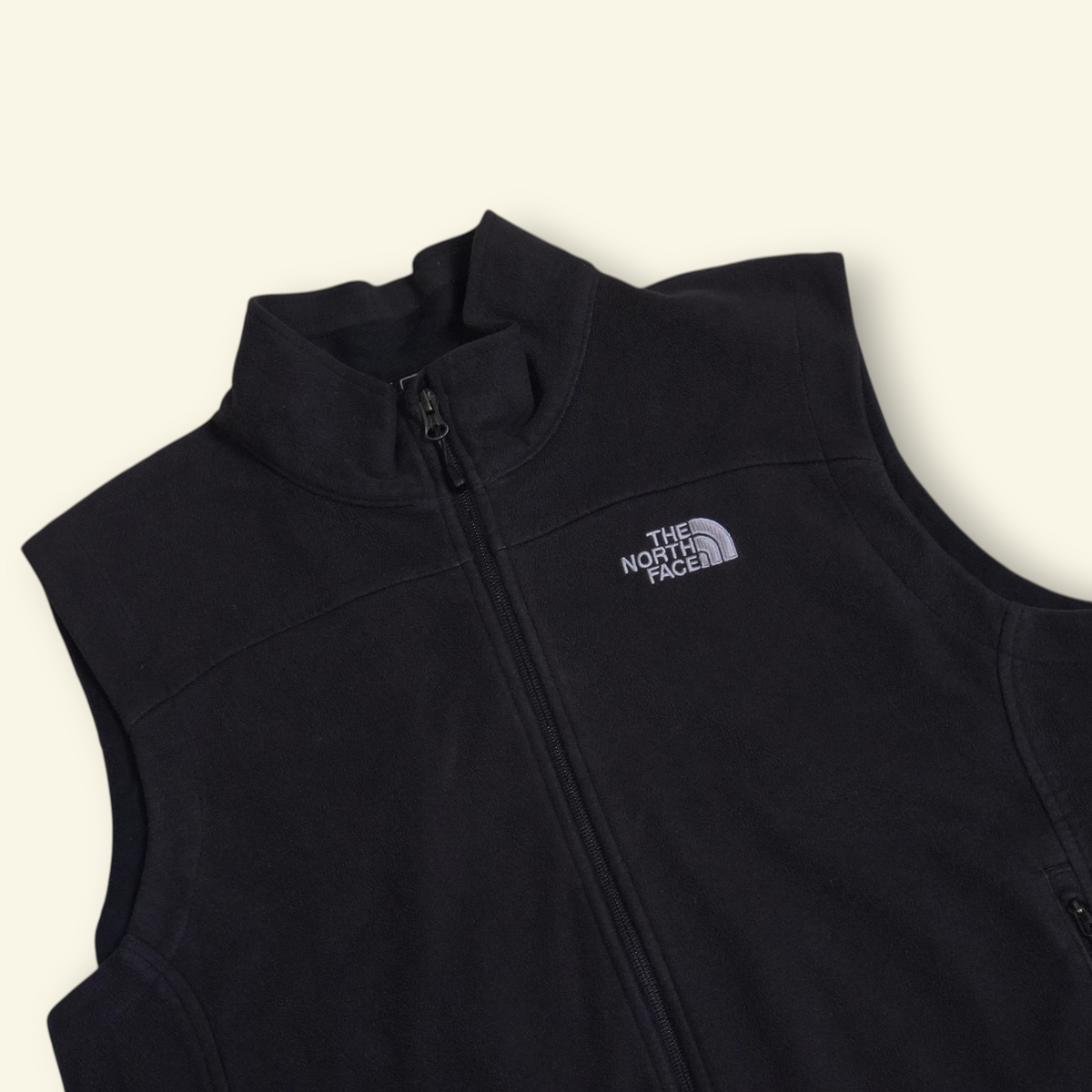 Chaleco negro The North Face Apex Bionic de tejido softshell con cierre frontal y logo bordado en Mi tienda