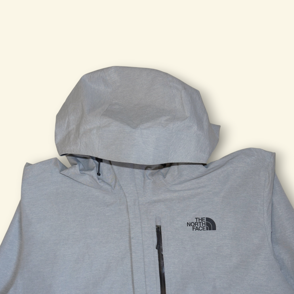 Chamarra impermeable gris The North Face Dryzzle GORE-TEX con gorro ajustable, de Mi tienda
