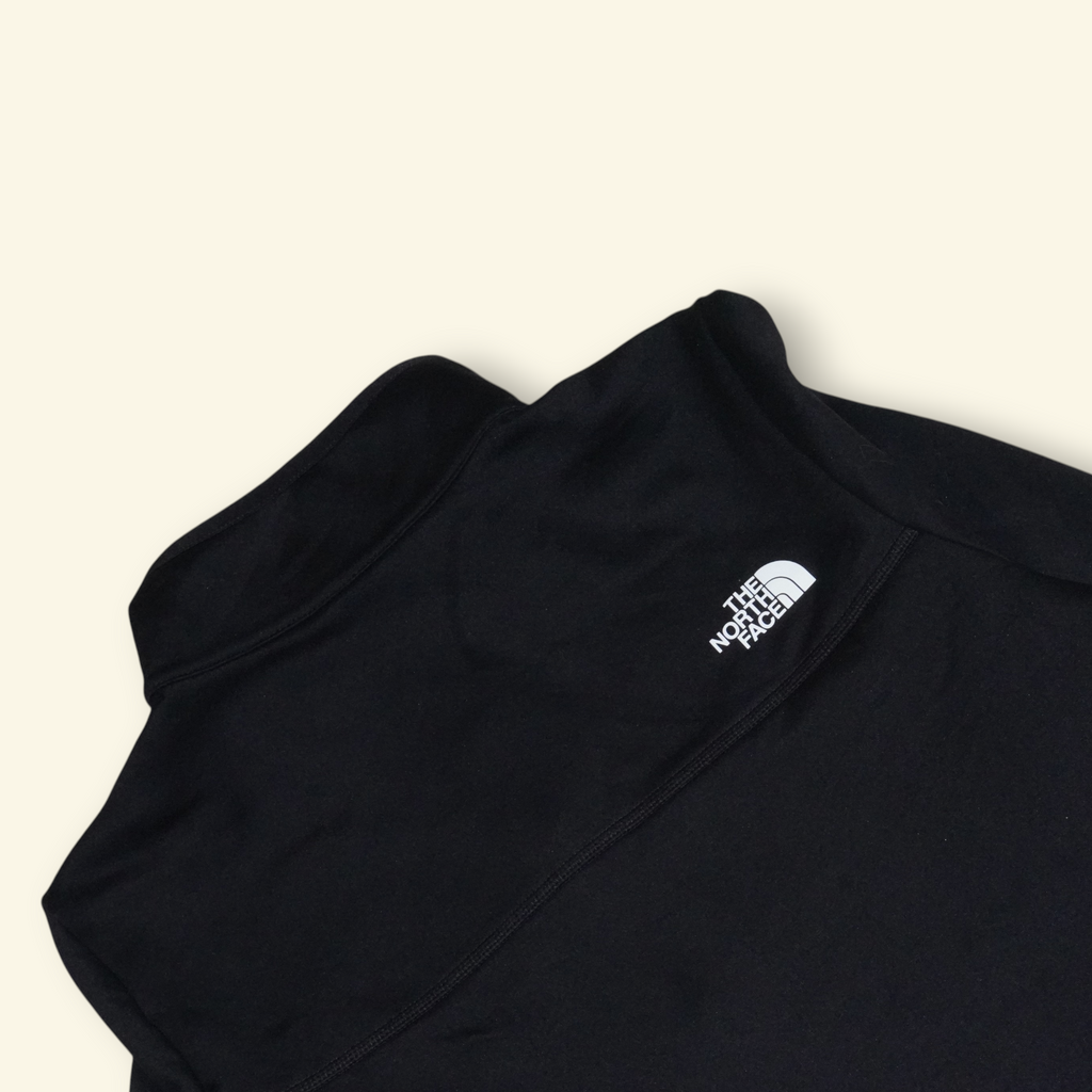 Chamarra negra The North Face Canyonlands Full-Zip de forro polar elástico con logo bordado en Mi tienda