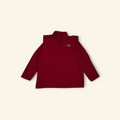 Sudadera polar roja The North Face TKA 100 con cremallera de 1/4, disponible en Mi tienda